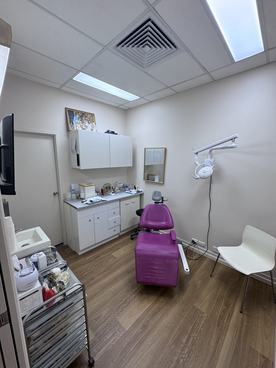 The fitting room at the Helensvale clinic