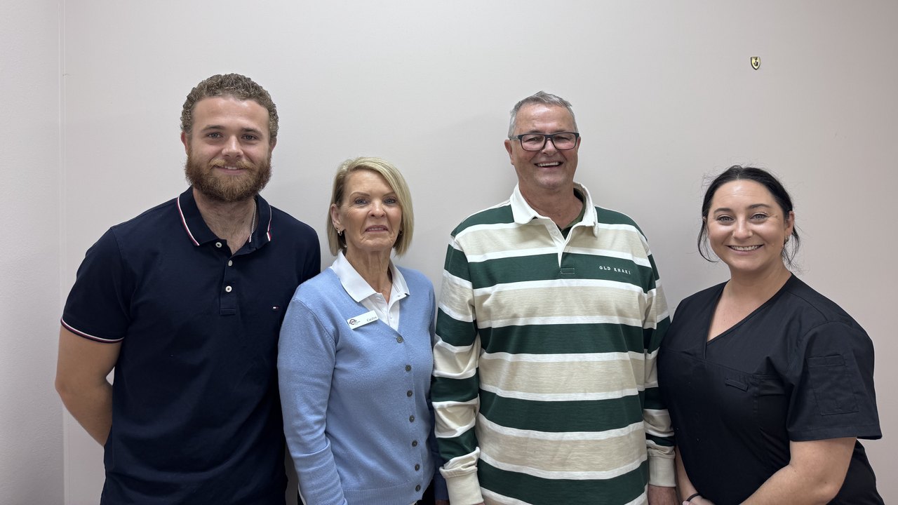 The four members of the Mind The Gap team at the Helensvale clinic